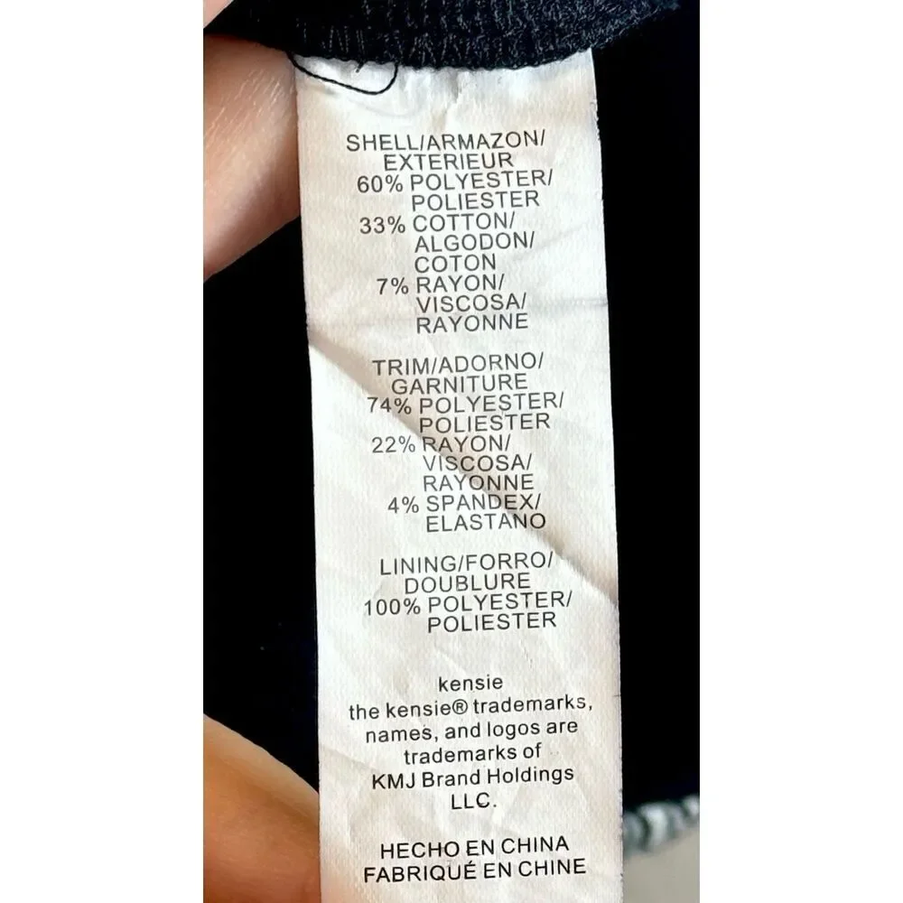 Kensie Women's Scale Brocade Mock Neck Retro Mini Shift Dress Women's XS - Picture 6 of 10